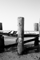 Südstrandbrücke oder was der Winter von ihr übrig ließ.