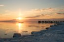 Südstrandbrücke bei Sonnenuntergang II